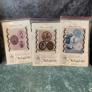 Set of 3 Vintage Teddy Bear Crafty Critter Sewing Patterns 1984